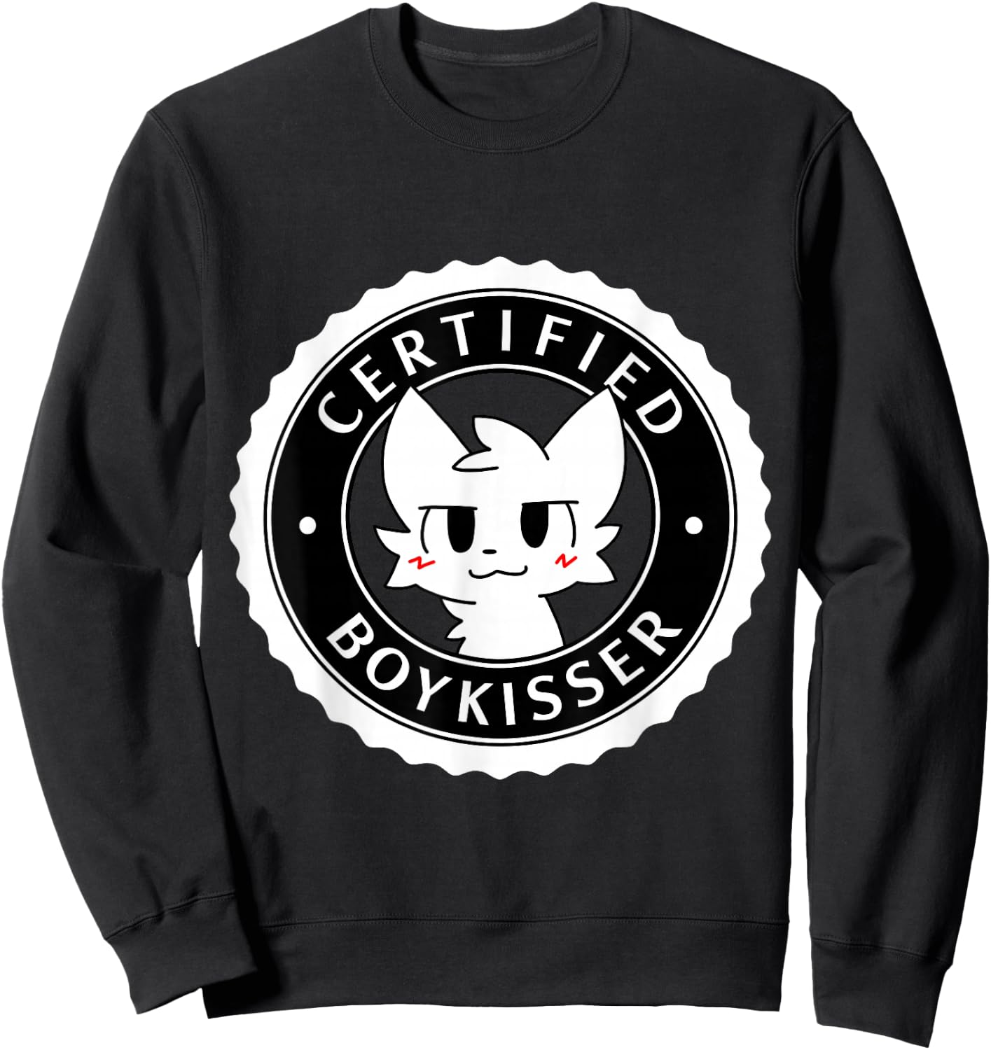 Certified Boykisser Sweatshirt - Sweatshirt | Black