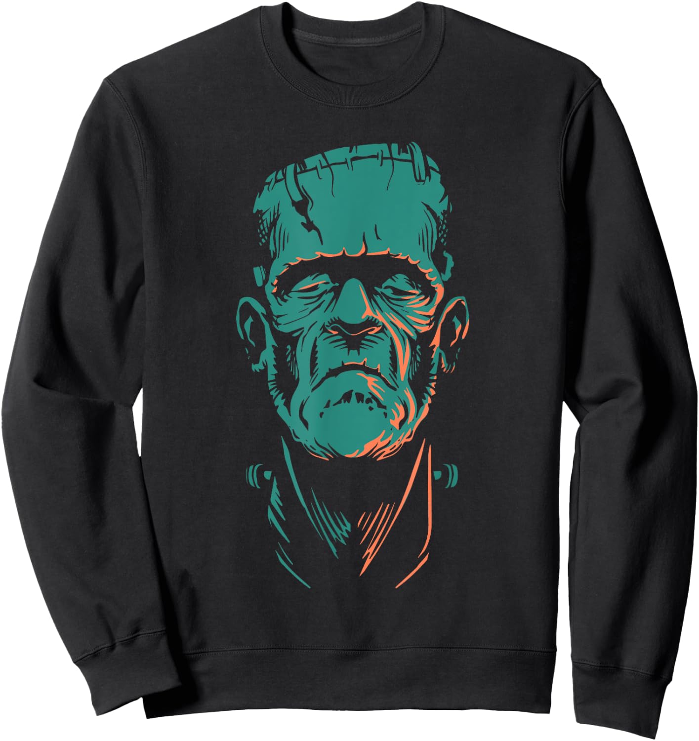 Frankenstein Monster Halloween Costume Sweatshirt - Sweatshirt | Black