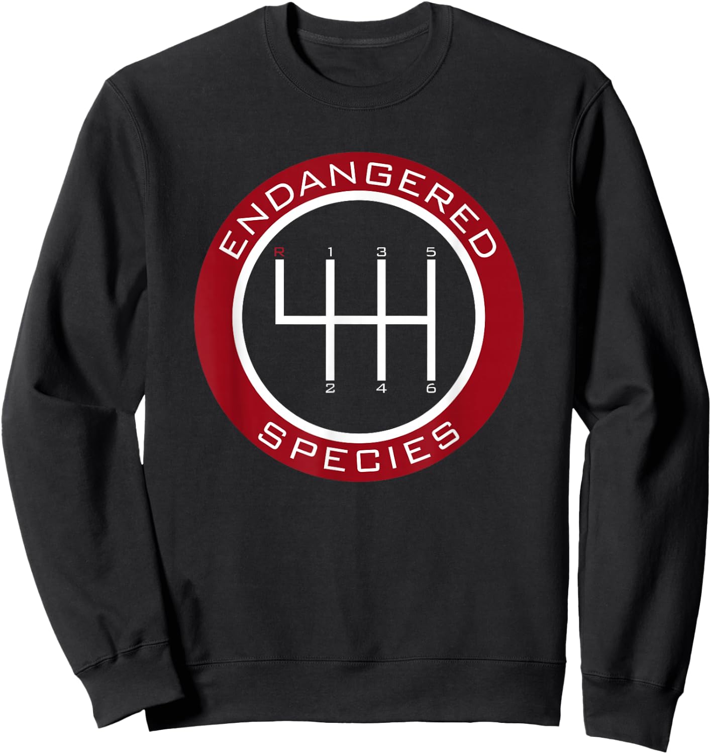 Car Guy, Mechanic, Endangered Species, Manual Shifter Sweatshirt - Sweatshirt | Black