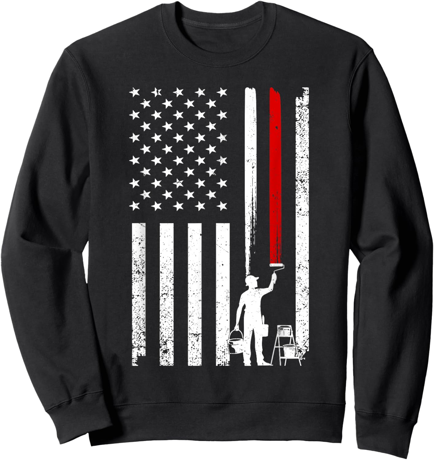 Cool Painter Art Women Painting Job House Painter Sweatshirt - Sweatshirt | Black