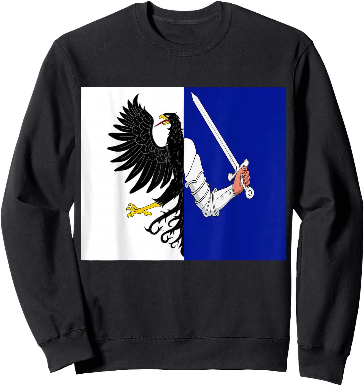 Flag of Connacht Ireland Irish Sweatshirt - Sweatshirt | Black
