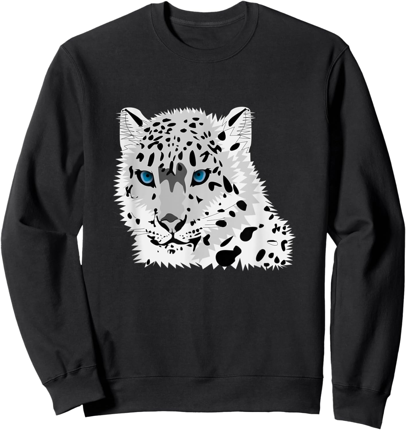 Snow Leopard Sweatshirt - Sweatshirt | Black