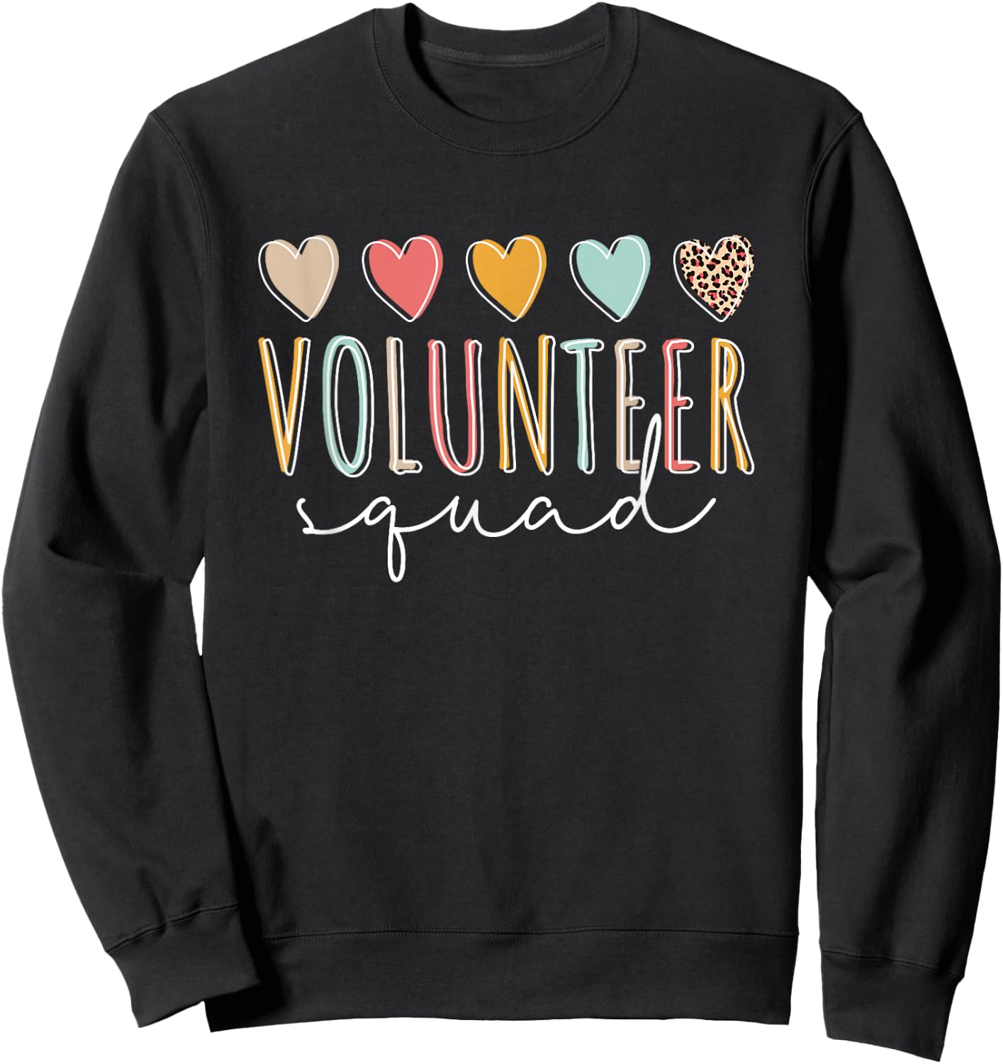 Animal Shelter Volunteer Squad Sweatshirt - Sweatshirt | Black