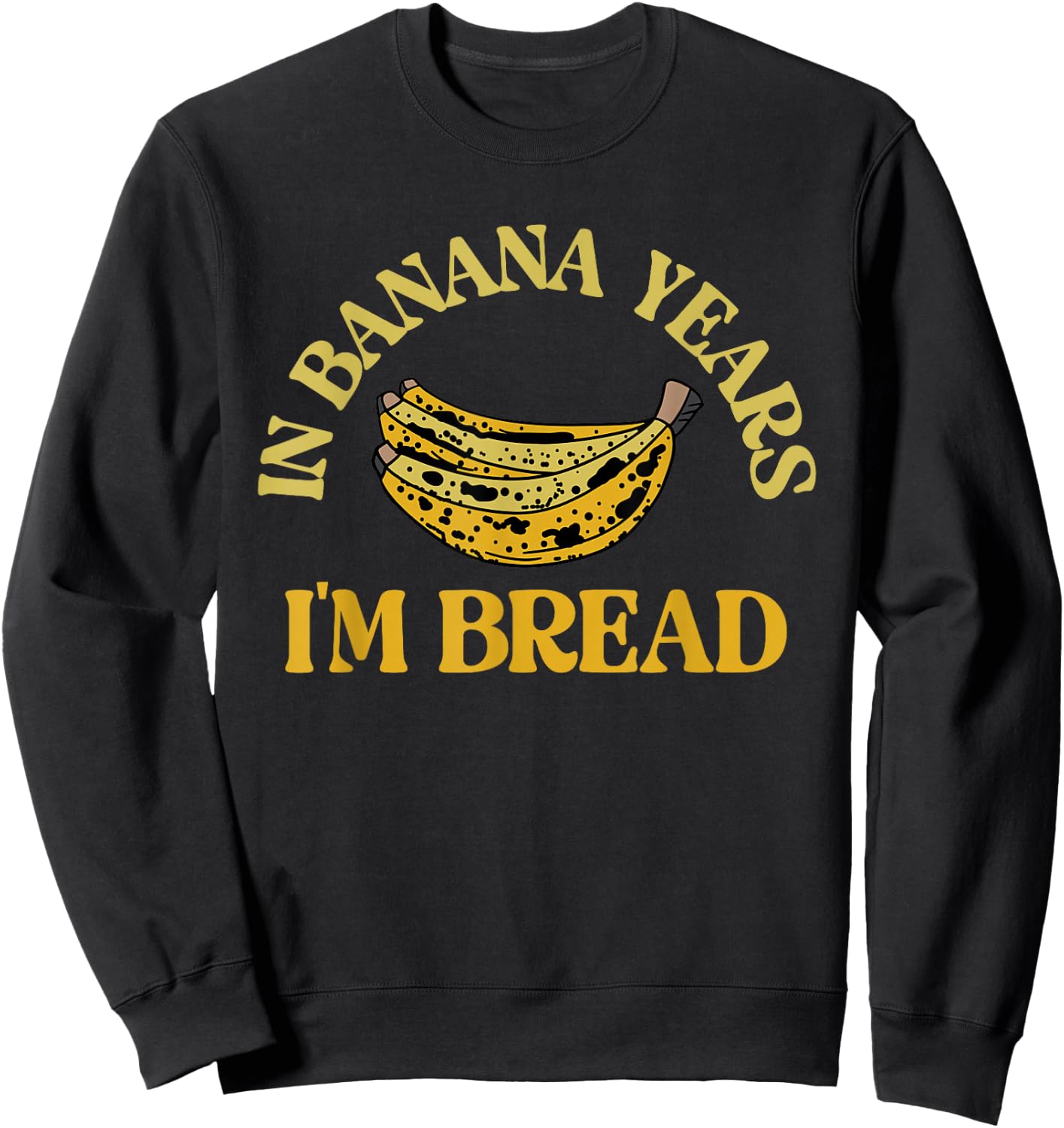 Banana Fruit Fruit Banana Sweatshirt - Sweatshirt | Black