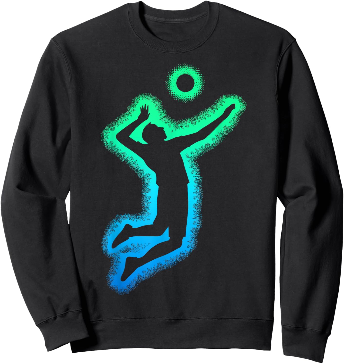 Volleyball Boys Kids Men Youth Sweatshirt - Sweatshirt | Black