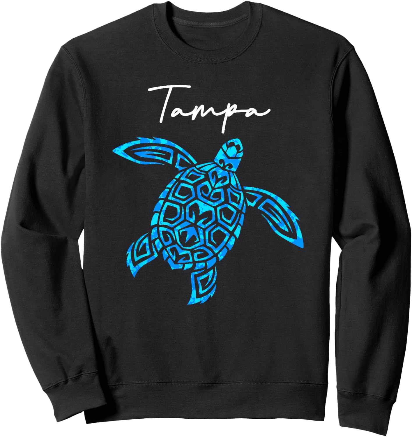 Tampa Bay Florida Sea Turtle Vacation Souvenir Boys Girls Sweatshirt - Sweatshirt | Black
