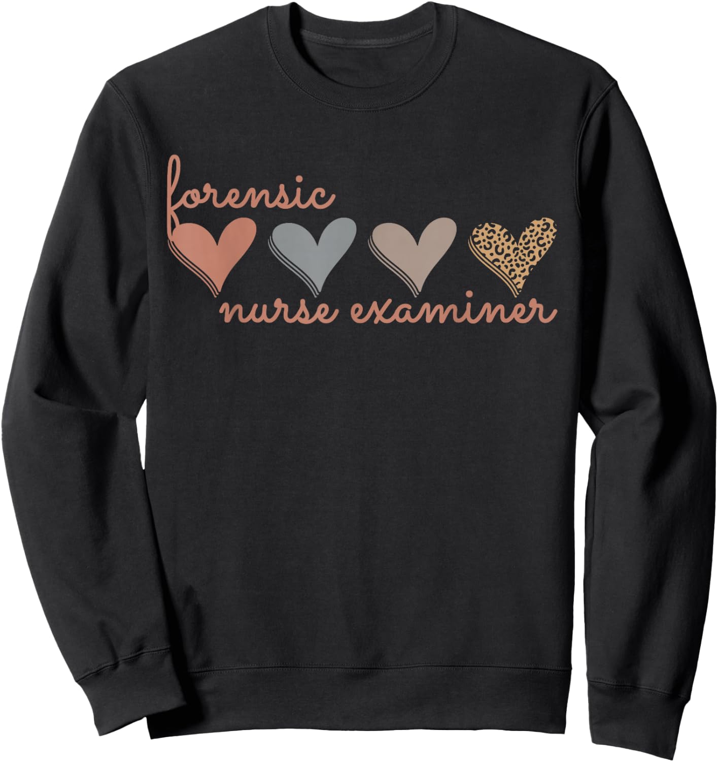 Forensic Nurse Examiner Medical Investigator Nursing Science Sweatshirt - Sweatshirt | Black