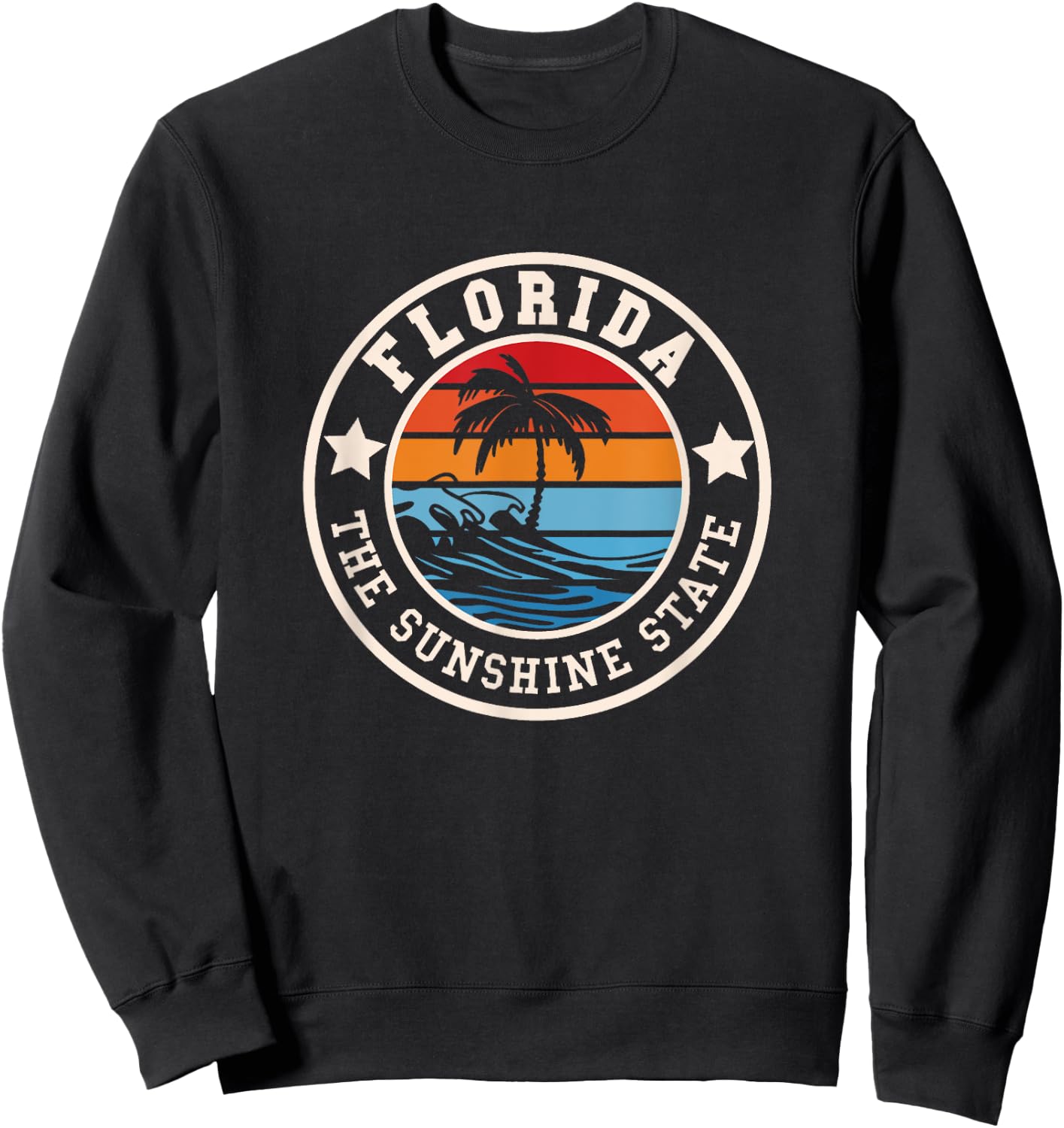 FLORIDA - Retro / Throwback Design - Classic Sweatshirt - Sweatshirt | Black