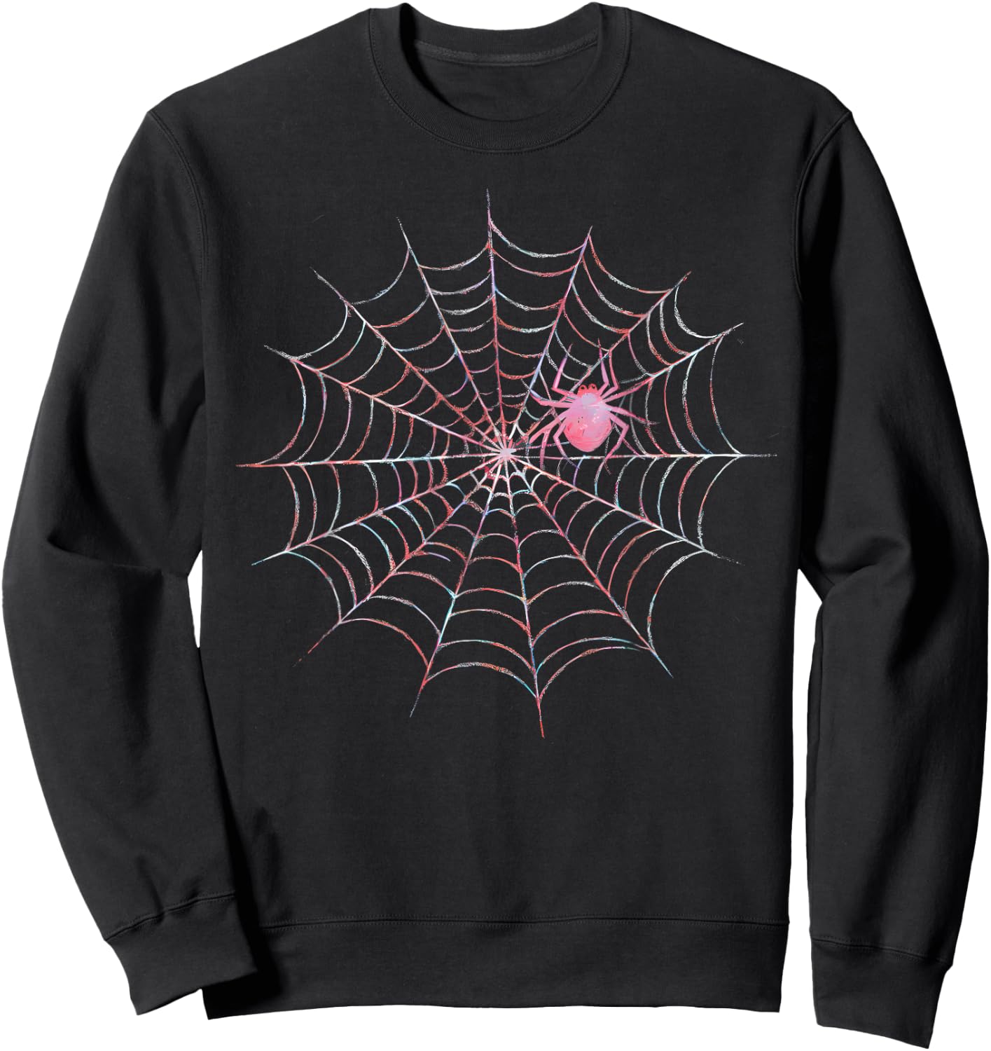 Halloween Girl Spider Spooky Horror Party Costume Sweatshirt - Sweatshirt | Black