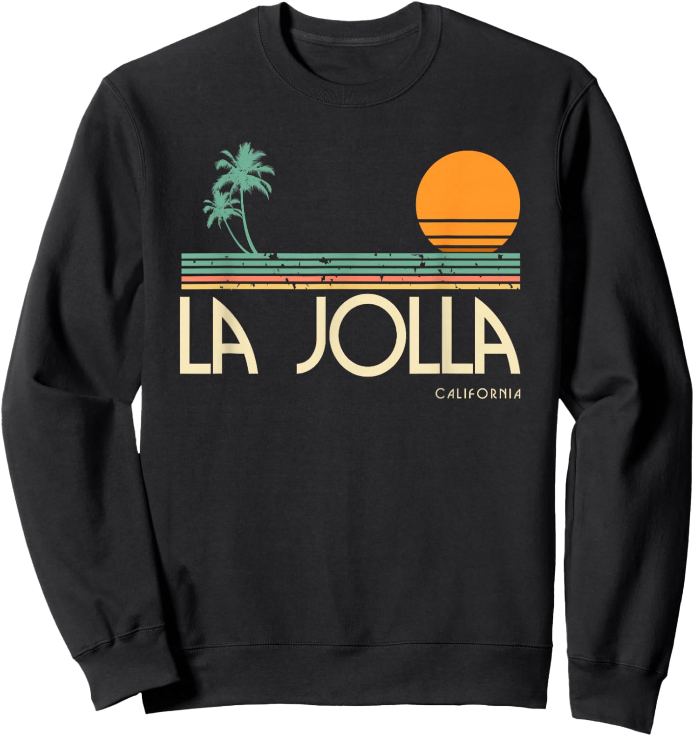 La Jolla California Sweatshirt - Sweatshirt | Black