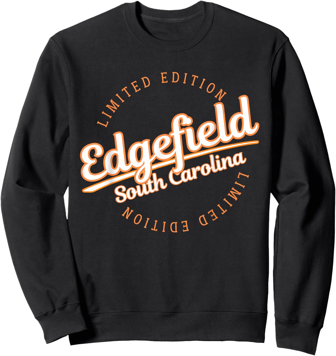 Retro Athletic Edgefield SC Apparel Sweatshirt - Sweatshirt | Black
