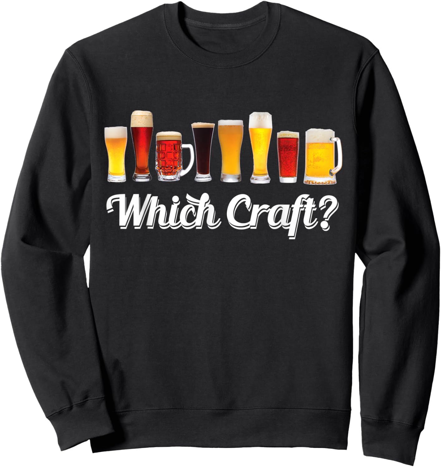 Which Craft? | Brewers Shirts | Funny Halloween Craft Beer Sweatshirt - Sweatshirt | Black