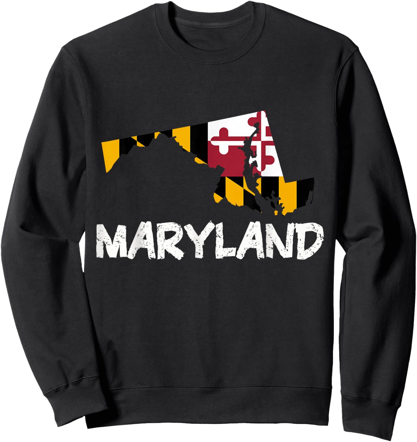Cool Maryland State Sweatshirt - Sweatshirt | Black