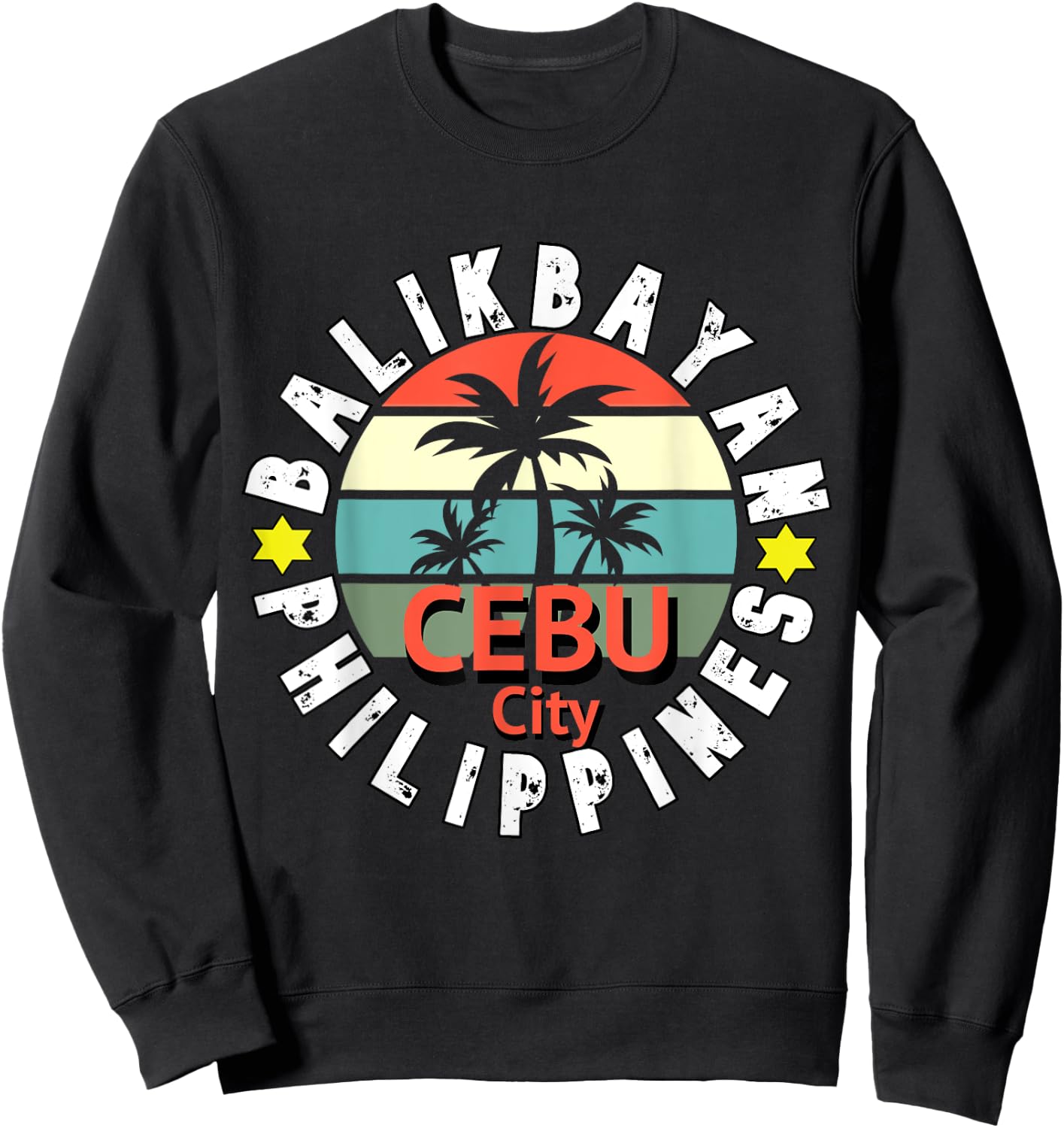 Balikbayan Cebu Philippines Returning Filipino Pinay Pinoy Sweatshirt - Sweatshirt | Black