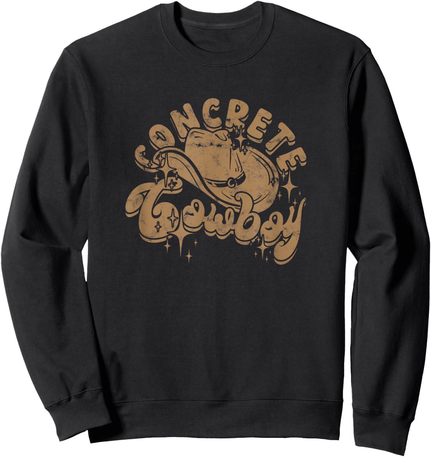 Concrete Cowboy - Western Sweatshirt - Sweatshirt | Black