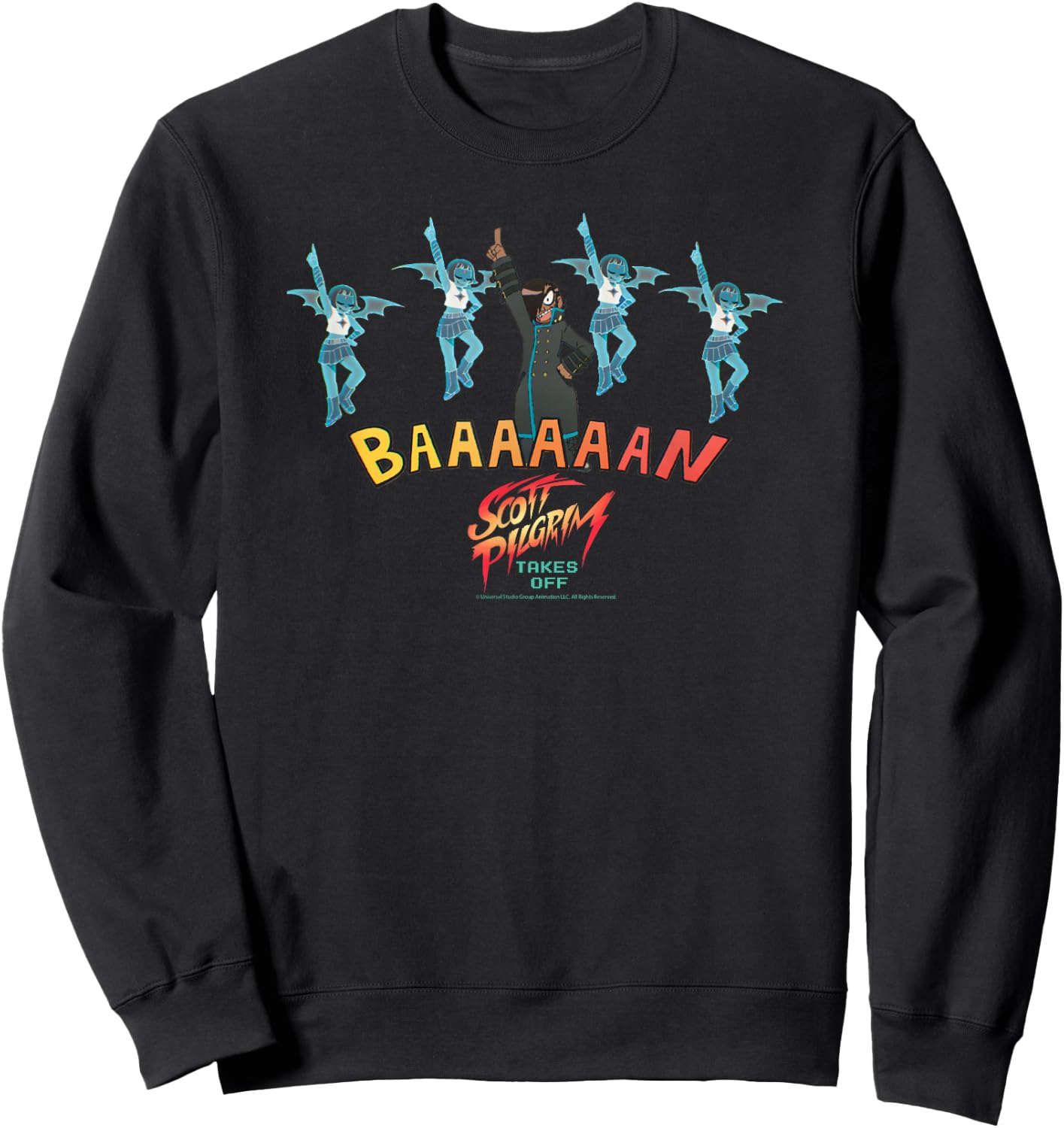 Scott Pilgrim Takes Off Matthew Patel Demon Hipster Chicks Sweatshirt - Sweatshirt | Black