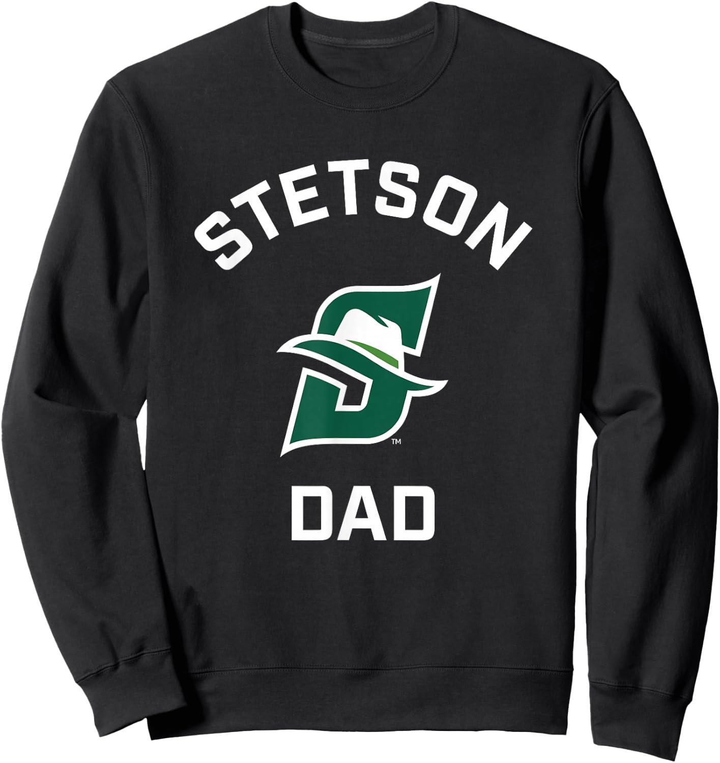 Stetson University Hatters Arched Dad Sweatshirt - Sweatshirt | Black