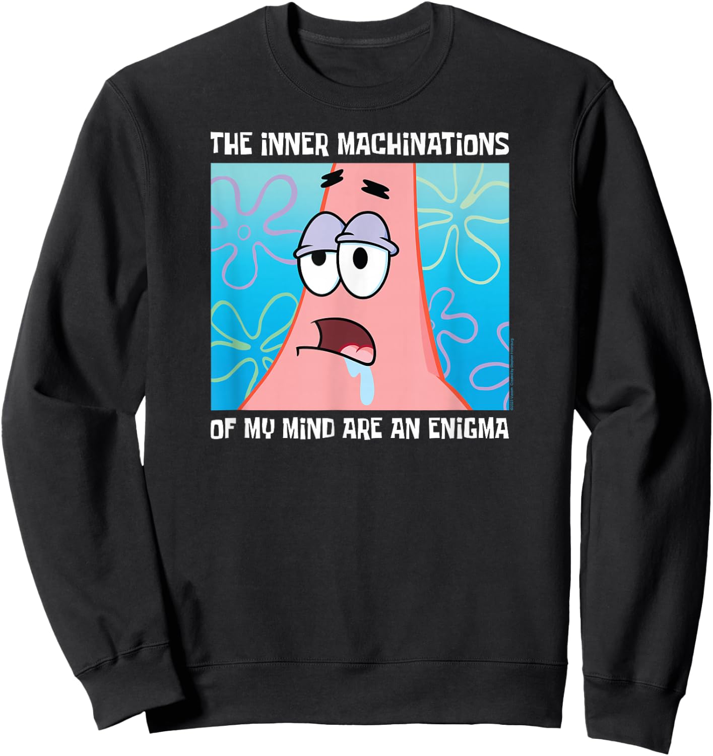 Spongebob Squarepants - Patrick Star Inner Machinations Sweatshirt - Sweatshirt | Black