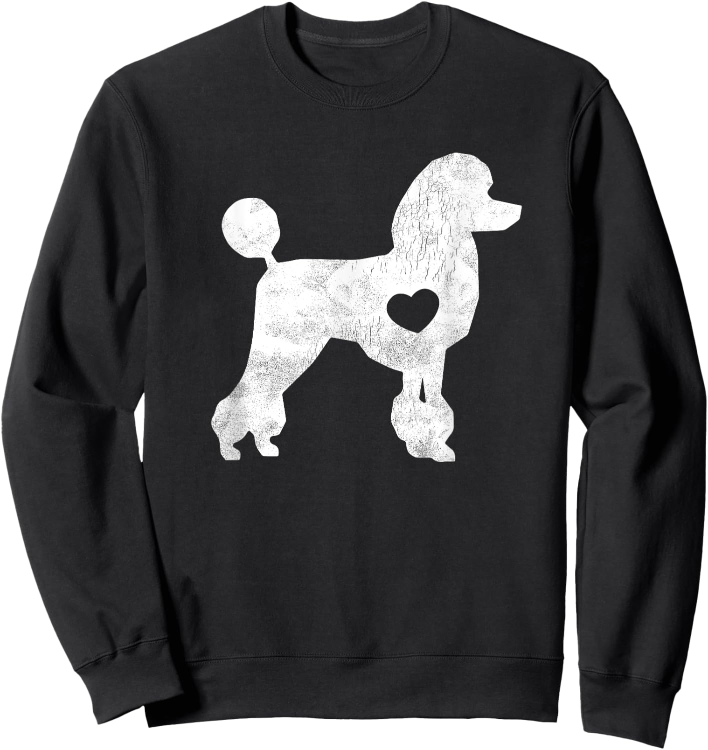 I Love My Poodle Shirt Poodle Lover Gifts Dog Pet Owner Men Women Kids Sweatshirt - Sweatshirt | Black