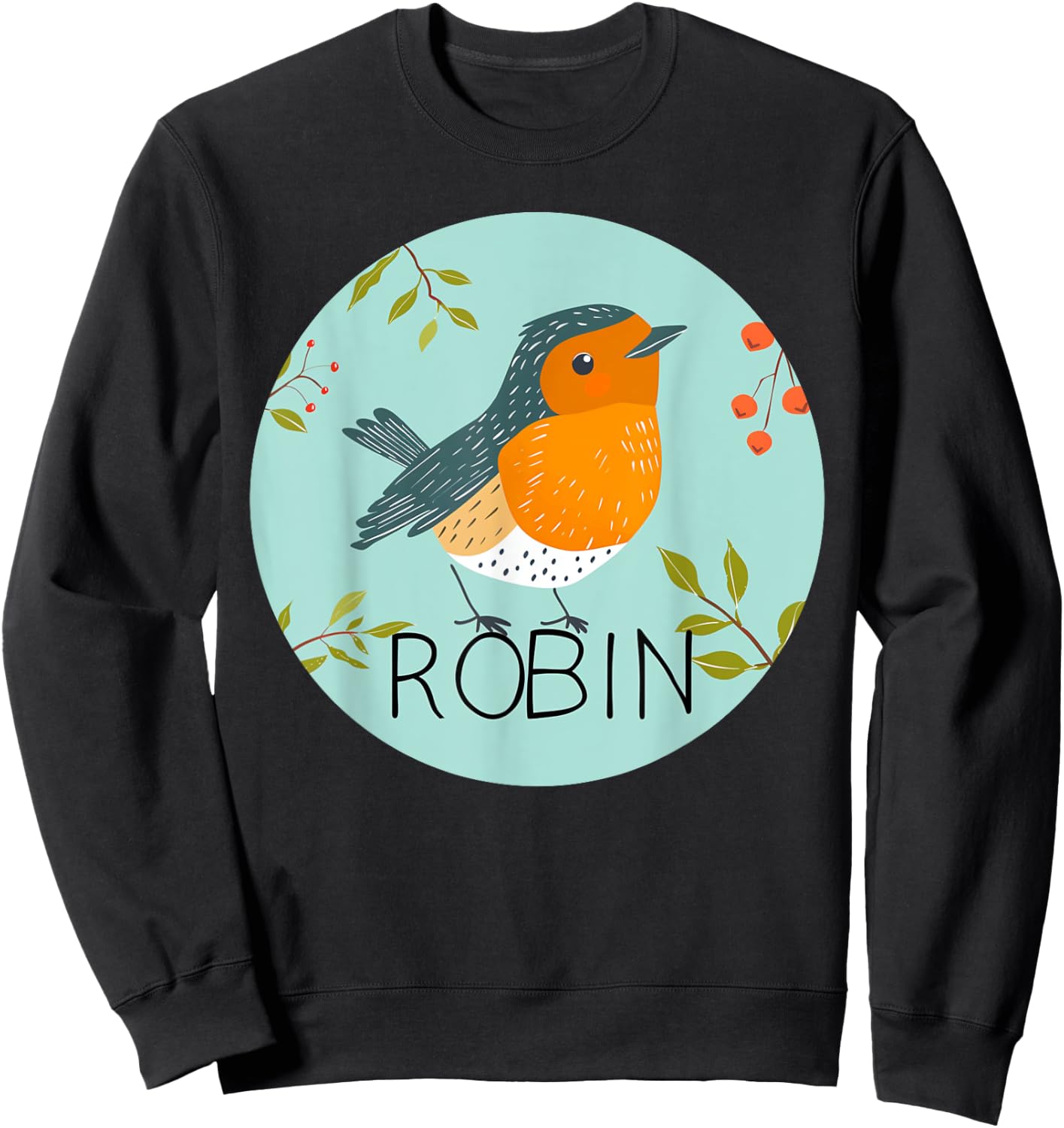 Cool Robin Bird Costume for Adults and Kids Sweatshirt - Sweatshirt | Black