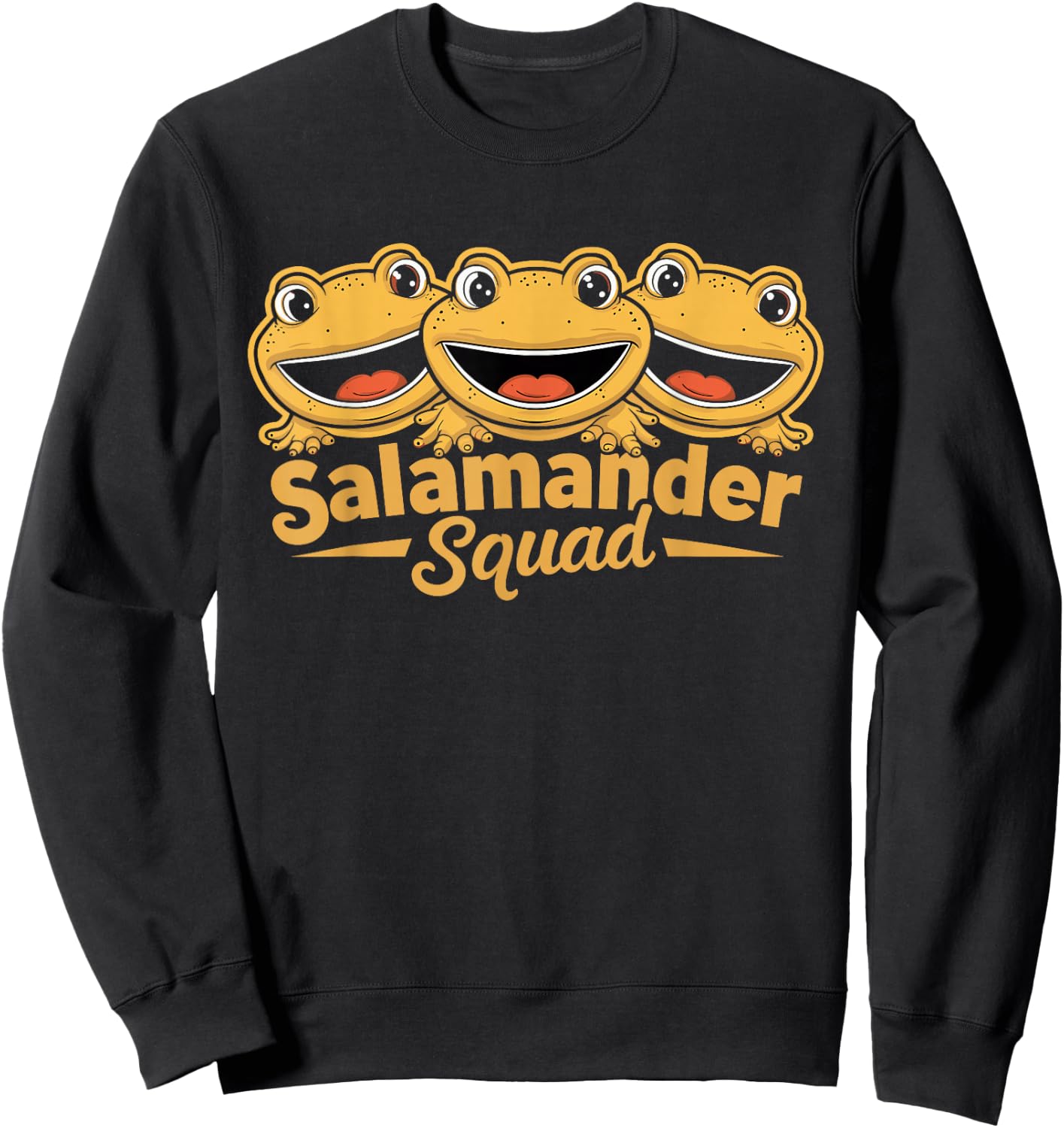 Salamander Squad Design Salamander Lover Stuff | Salamander Sweatshirt - Sweatshirt | Black