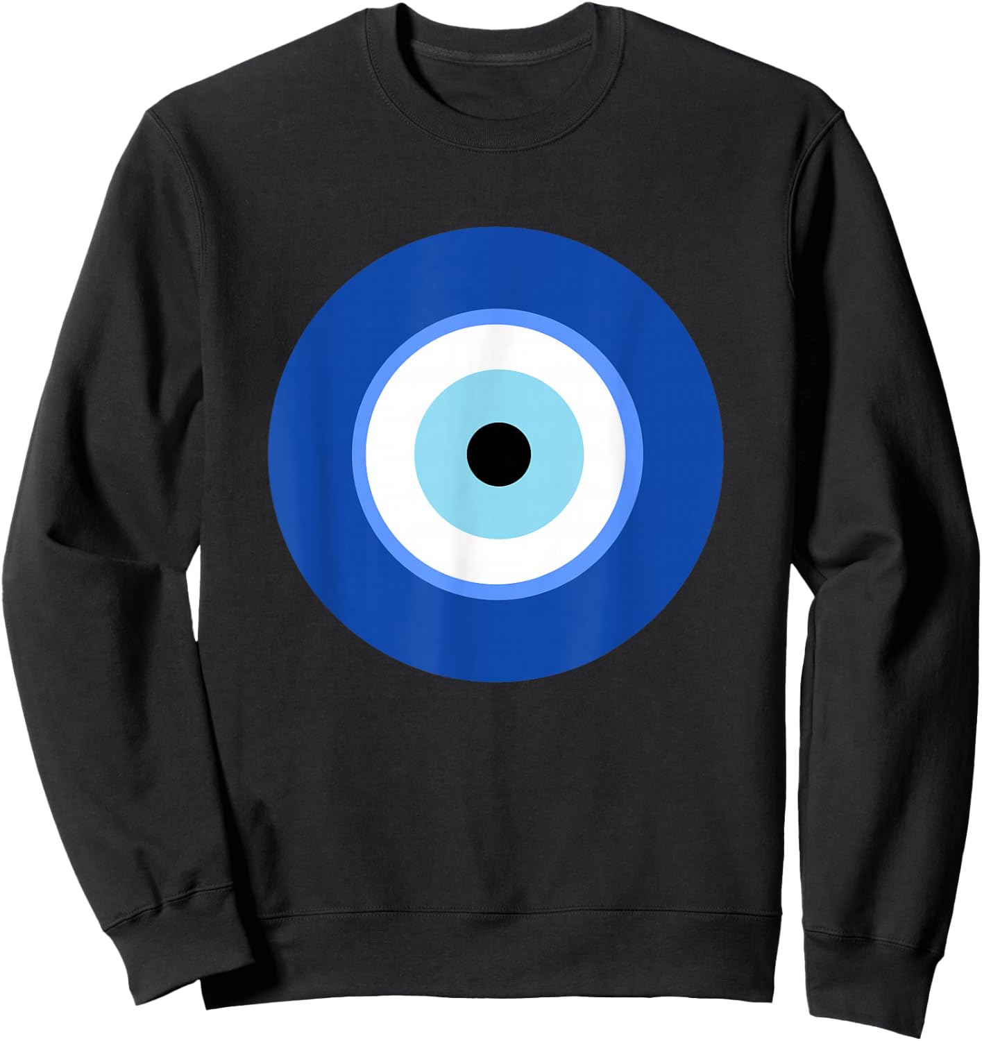 Greek Evil Eye Sweatshirt - Sweatshirt | Black
