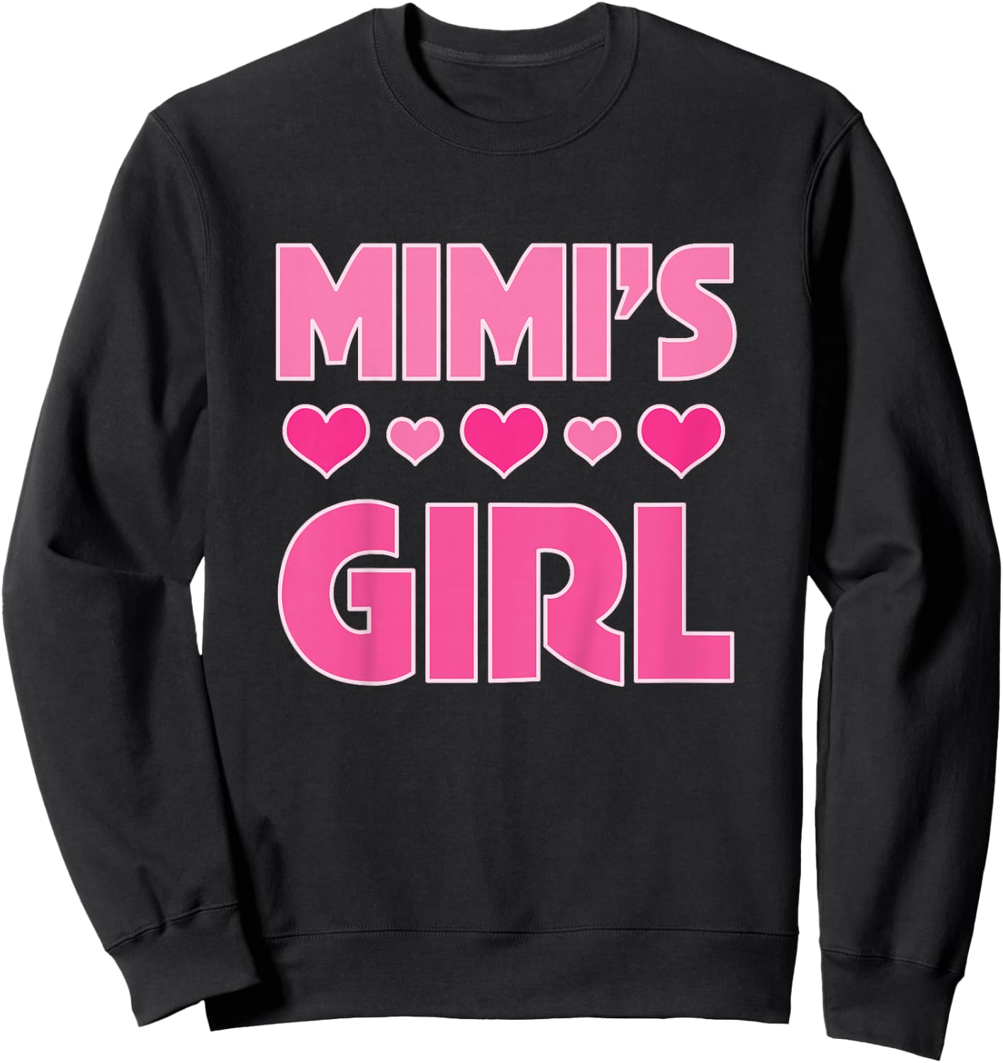 Kids Mimi's Girl Granddaughter Sweatshirt - Sweatshirt | Black