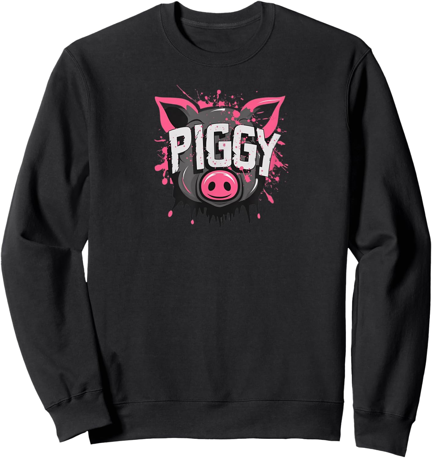 Gay Piggy Daddy Bear | Nasty Pig Oink Gay Pride 2025 Sweatshirt - Sweatshirt | Black