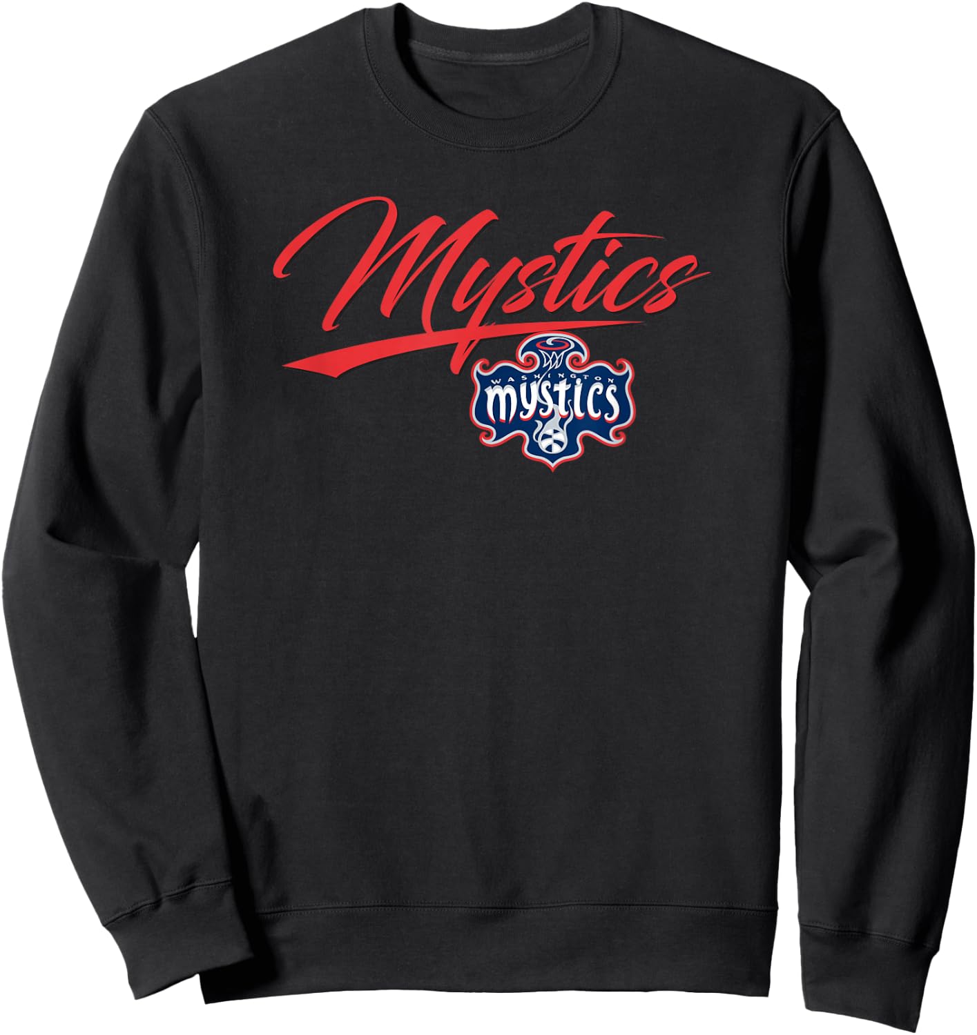 WNBA Washington Mystics Officially Licensed Sweatshirt - Sweatshirt | Black