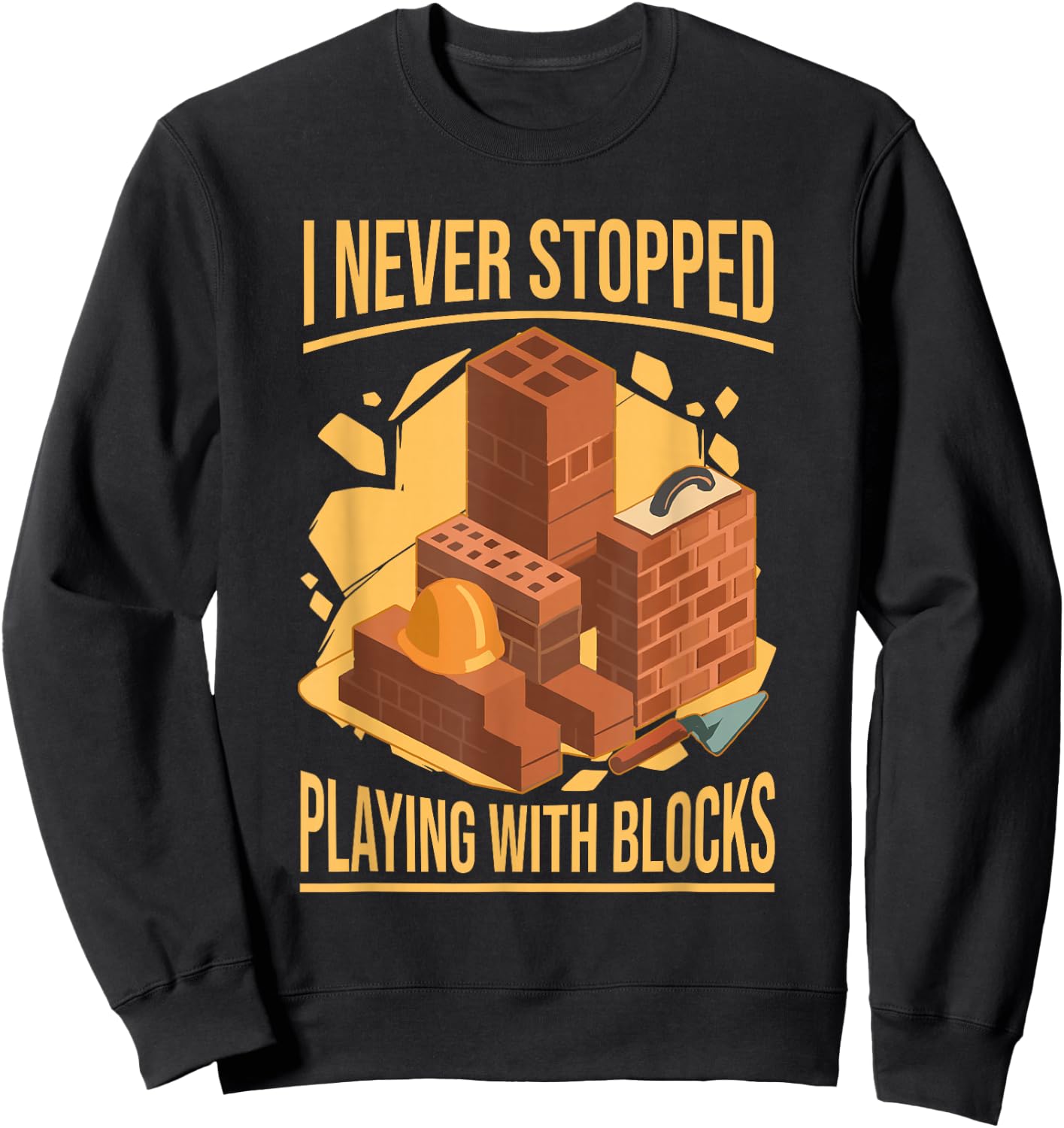 Bricklayer Masonry Sweatshirt - Sweatshirt | Black