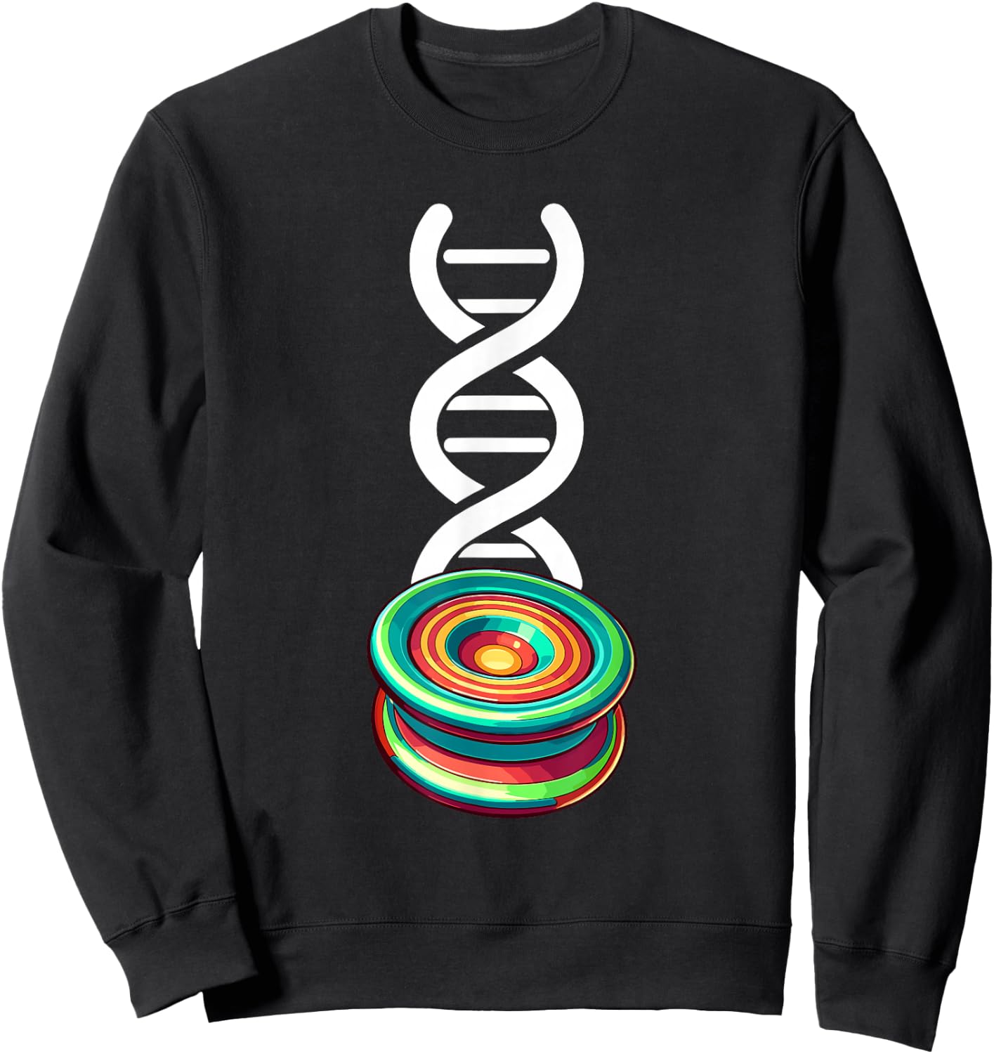 Funny Yo-Yo Toy Trick | Yoyo DNA Sweatshirt - Sweatshirt | Black