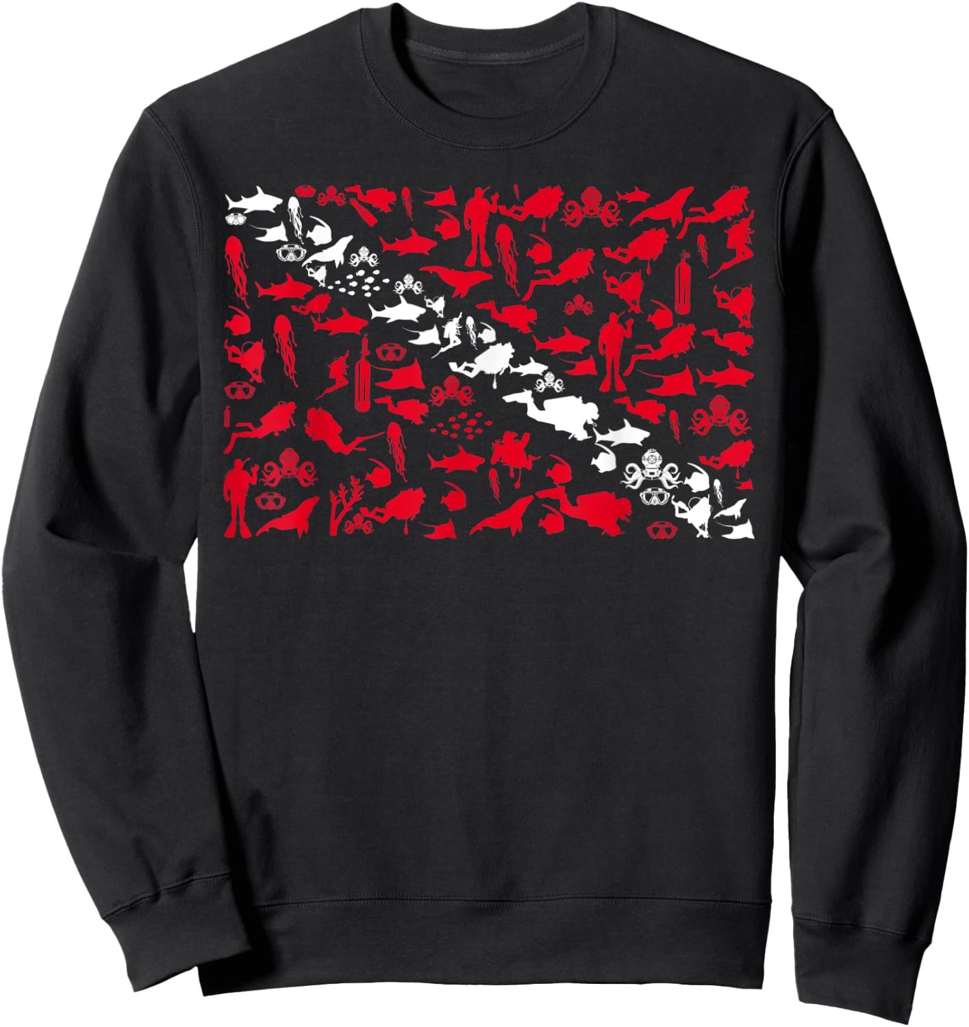 Funny Scuba Diving Ocean Driver Dive Sweatshirt - Sweatshirt | Black