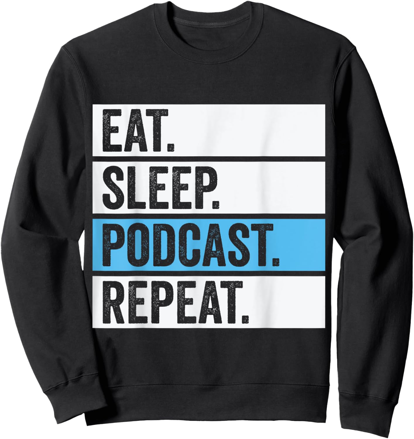 Cool Podcasting Women Radio Podcaster Podcast Lovers Sweatshirt - Sweatshirt | Black