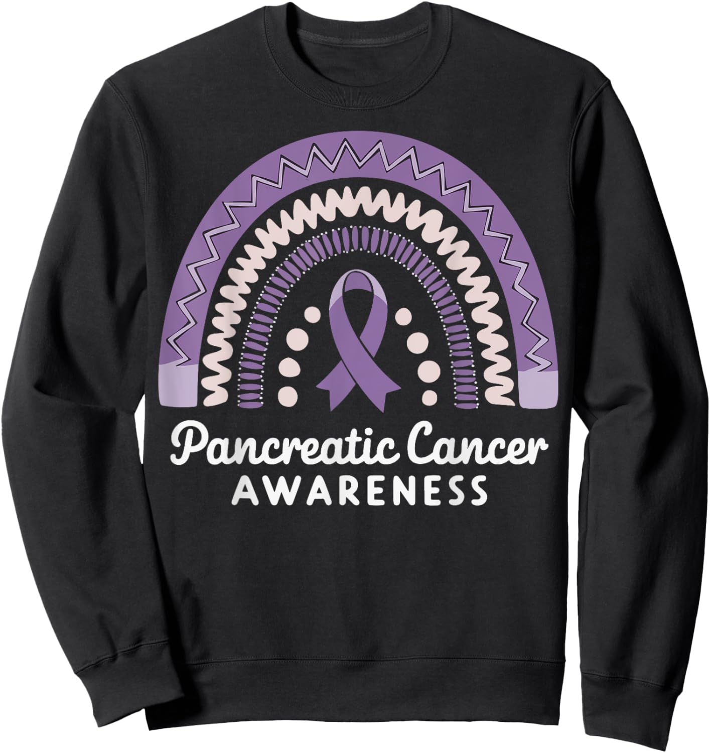 Pancreatic Cancer Awareness Sweatshirt - Sweatshirt | Black