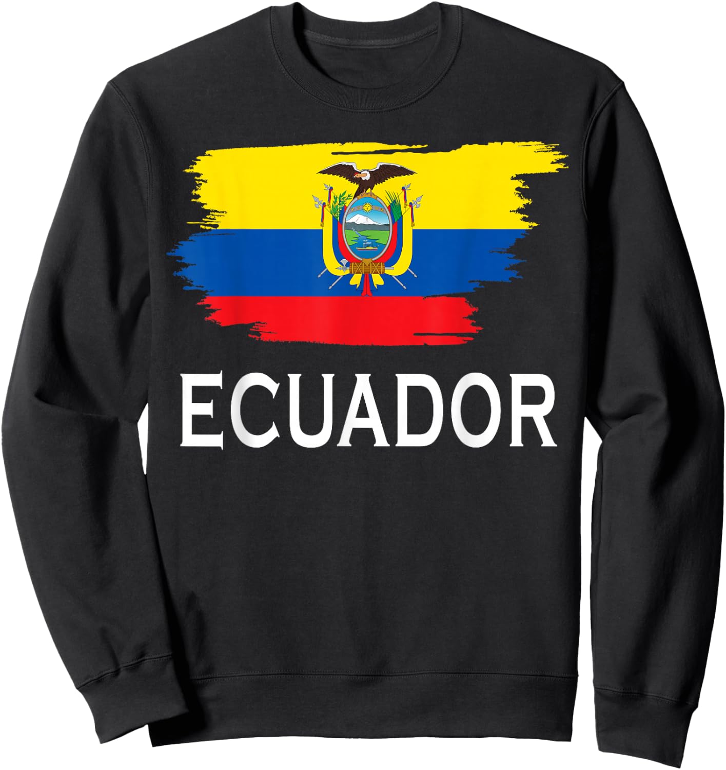 Ecuador Country Ecuadorian Flag Women Kids Ecuador Sweatshirt - Sweatshirt | Black