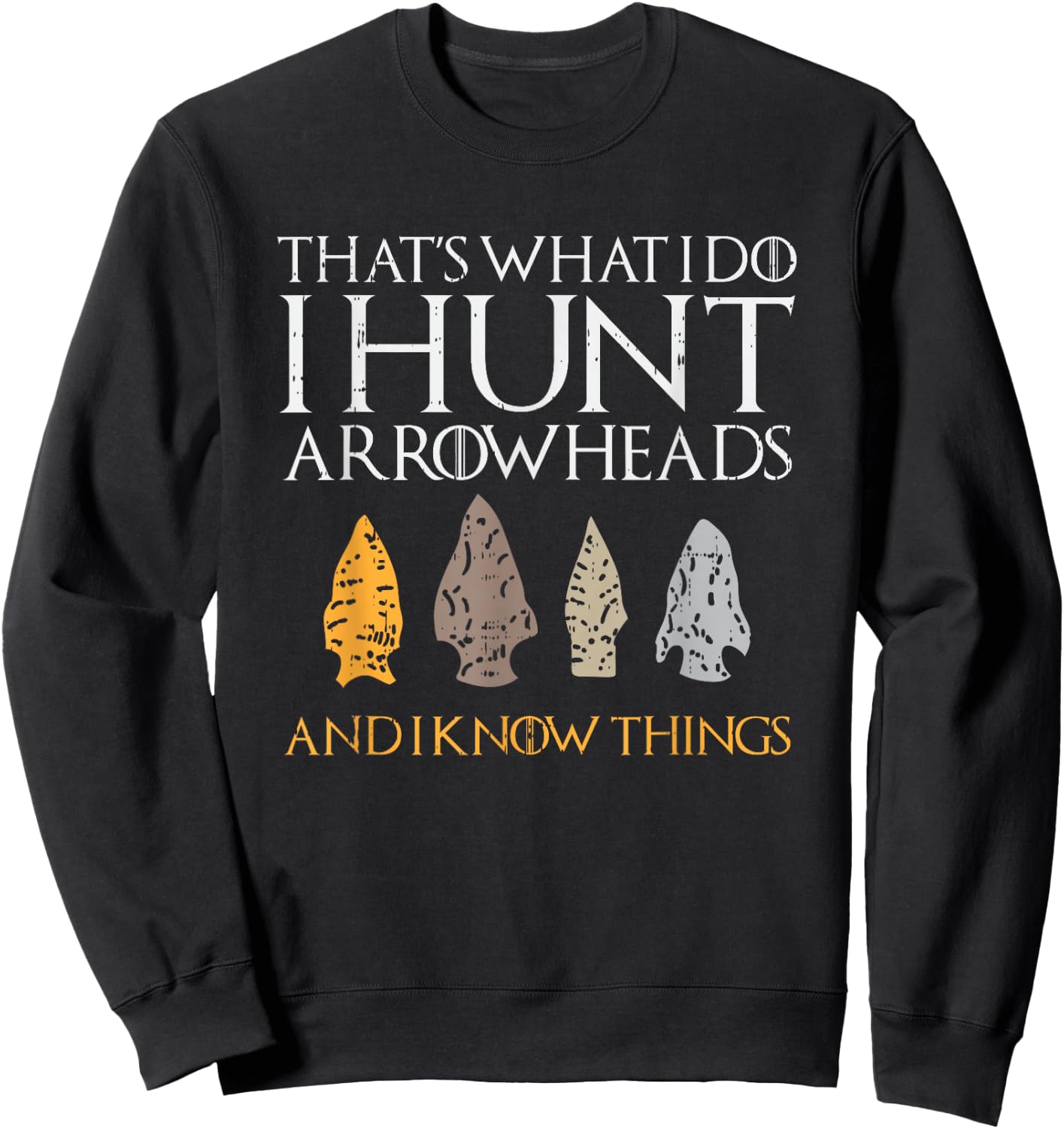 Arrowhead Hunting, Arrowhead, Arrowhead Hunter Sweatshirt - Sweatshirt | Black