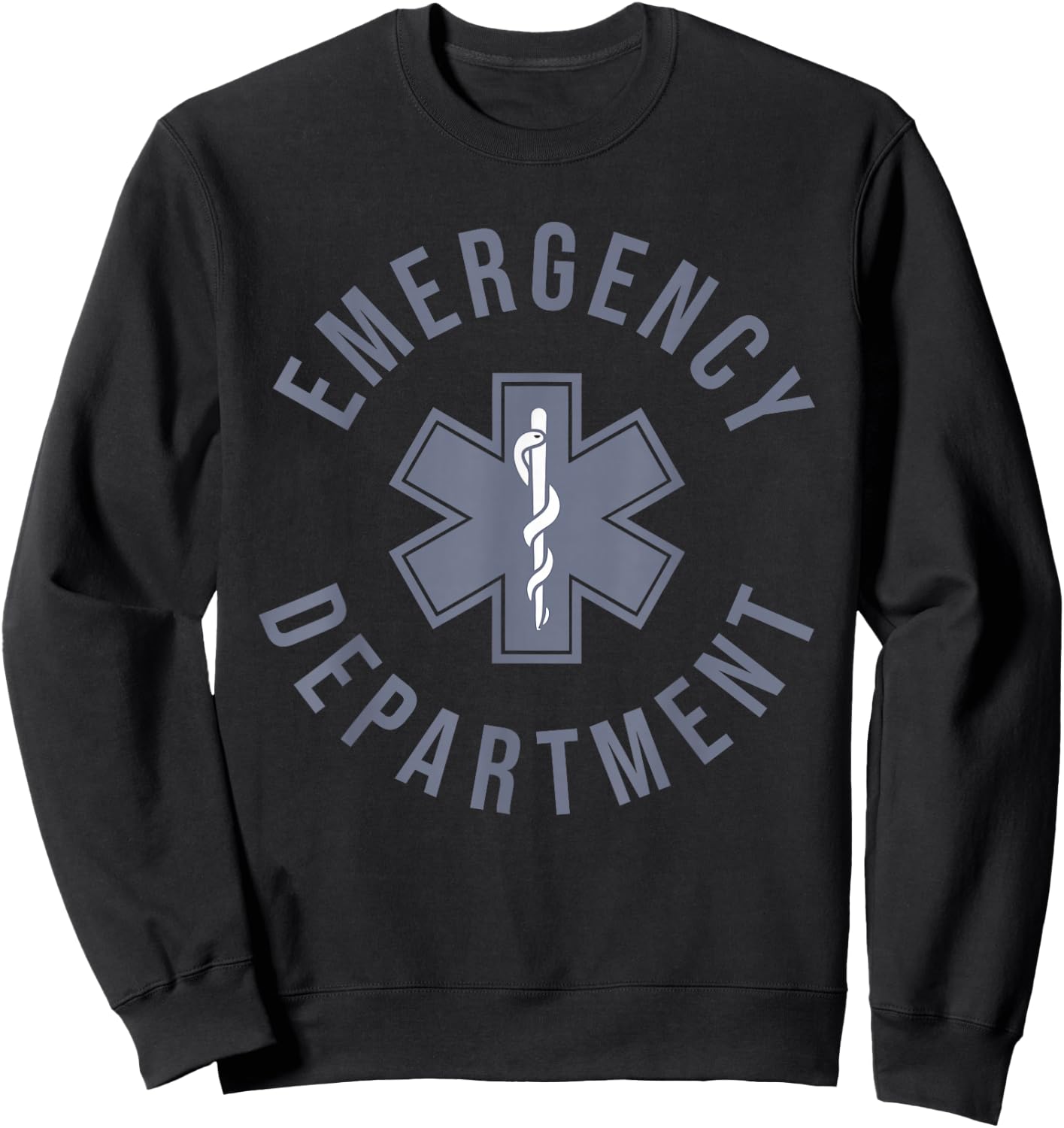 Emergency Department Emergency Room Healthcare Sweatshirt - Sweatshirt | Black