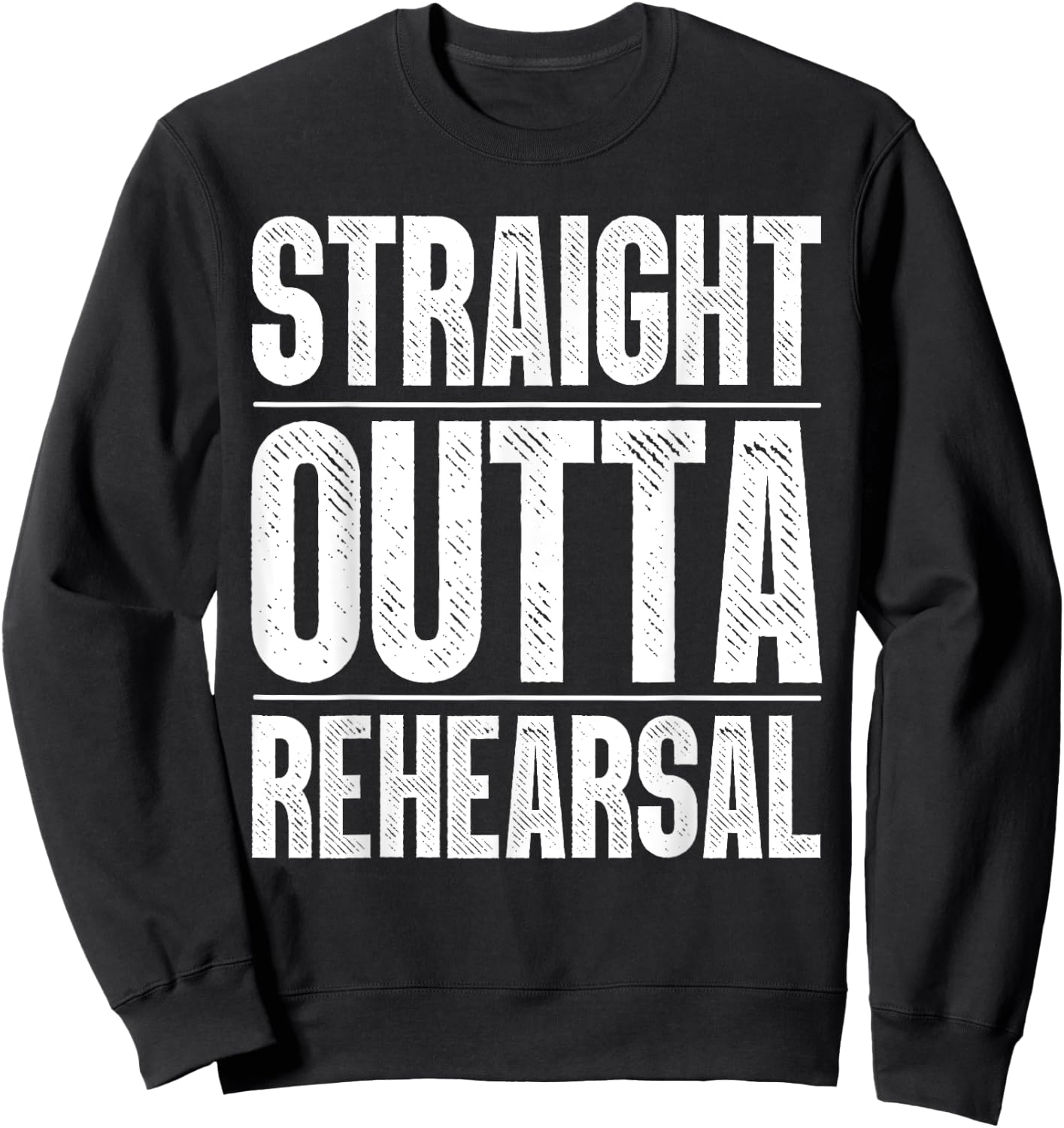 Cool Theater Women Actor Broadway Musical Drama Geek Sweatshirt - Sweatshirt | Black