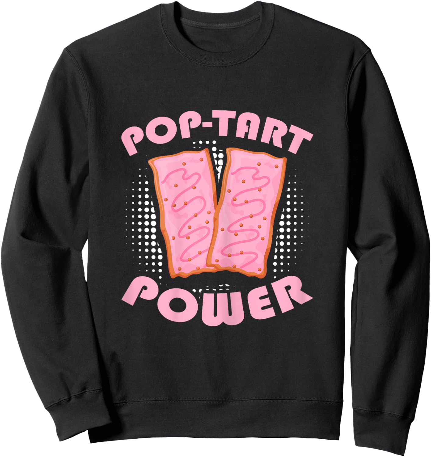 Pop-Tart Power Gym Workout Frosted Toaster Pastry Sweatshirt - Sweatshirt | Black