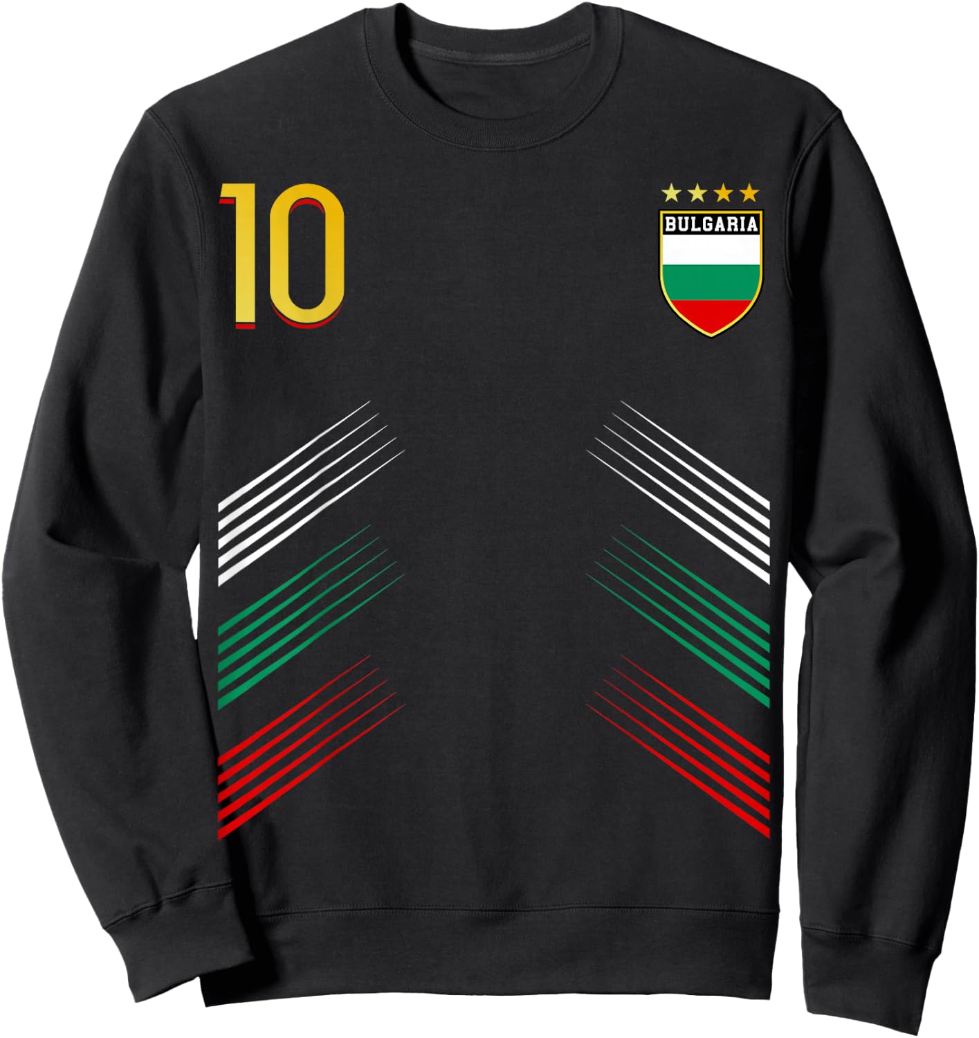 Bulgaria Flag Bulgarian Pride Lovers Sweatshirt - Sweatshirt | Black