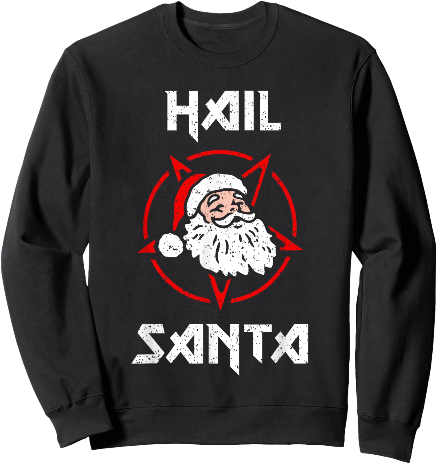 Hail Santa Sweatshirt - Sweatshirt | Black