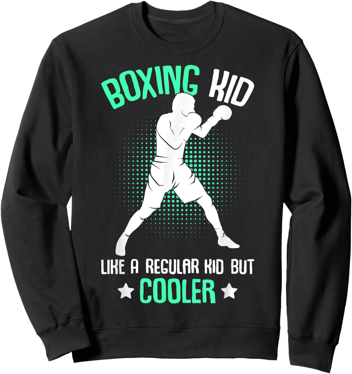 Boxing Kid Boxer Boys Sweatshirt - Sweatshirt | Black