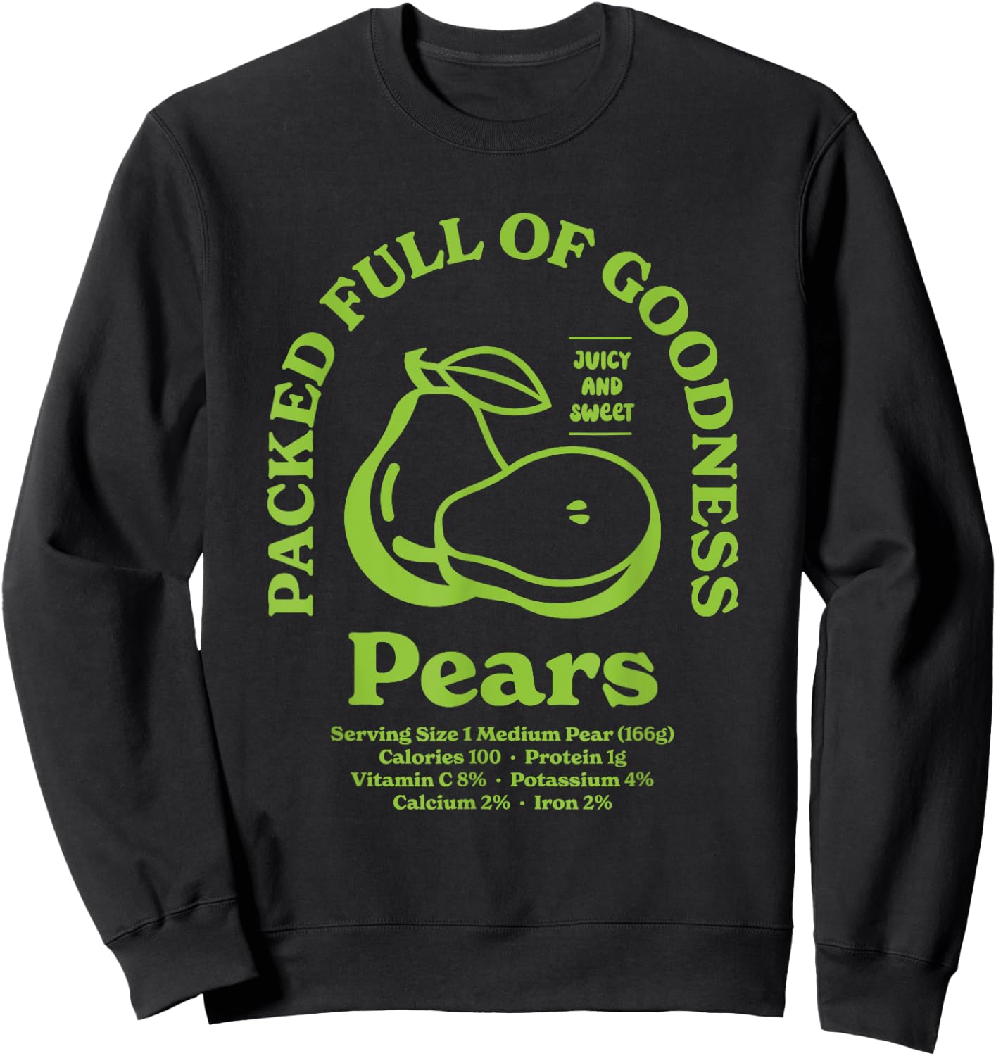Pears Sweatshirt - Sweatshirt | Black