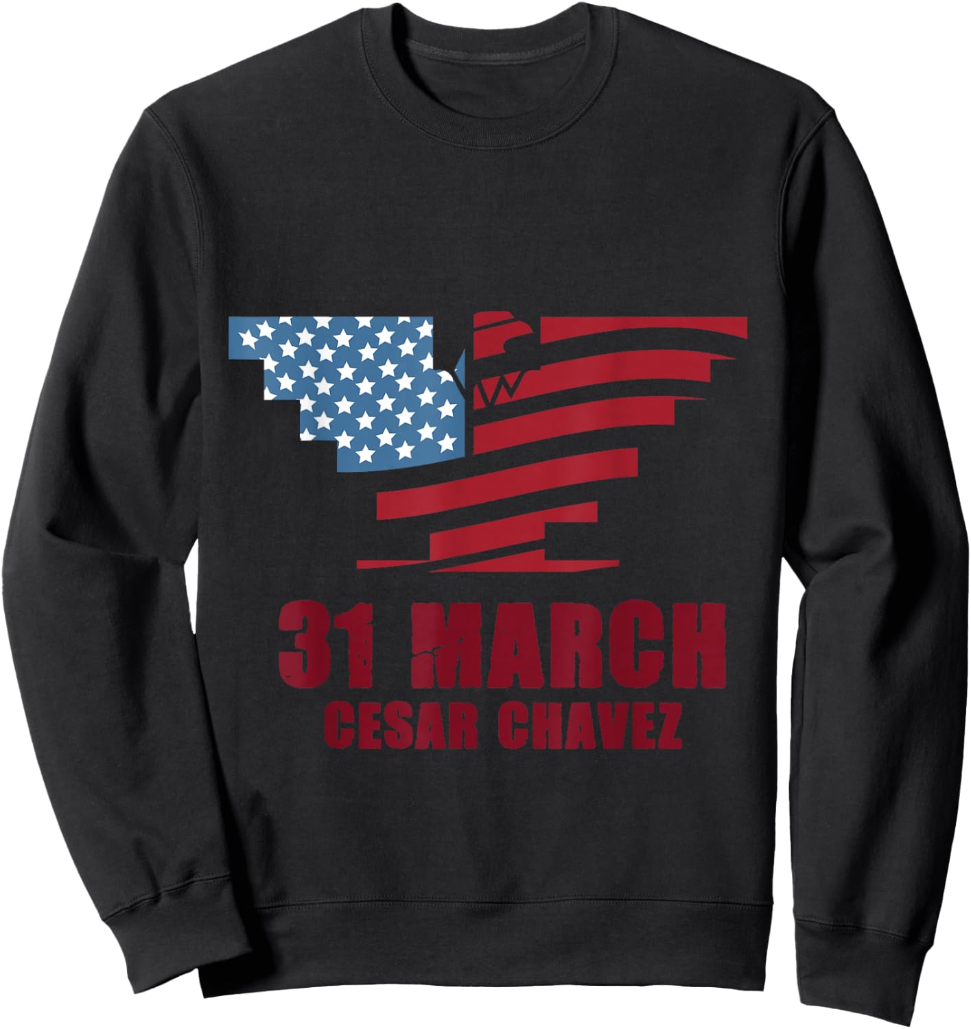 Cesar Chavez Day March 31 Si Se Puede Sweatshirt - Sweatshirt | Black