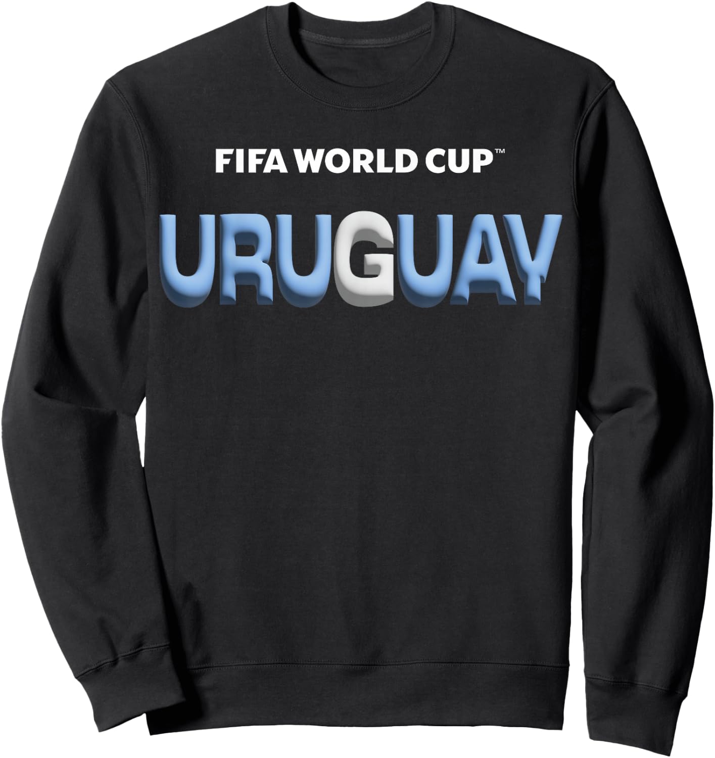 FIFA World CUP26 Uruguay Bubble Color Sweatshirt - Sweatshirt | Black