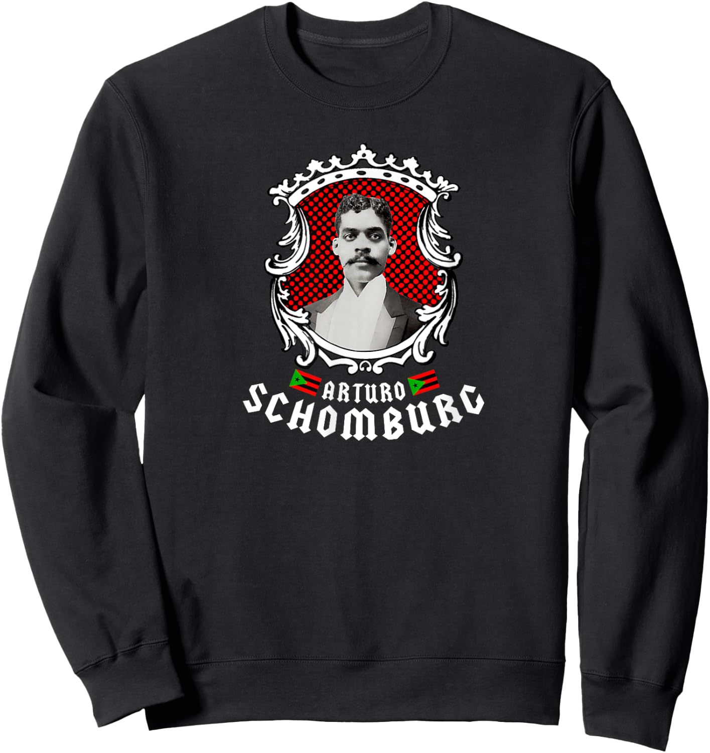 Arturo Schomburg - Harlem Renaissance Black History Scholar Sweatshirt - Sweatshirt | Black