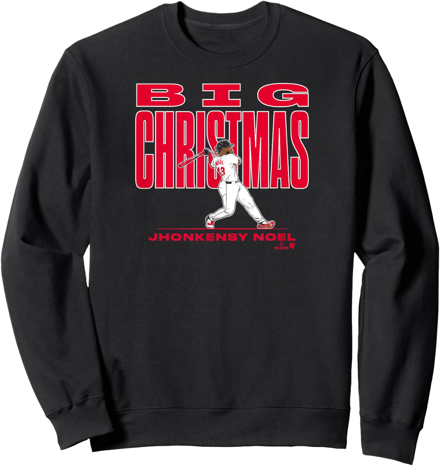 Jhonkensy Noel: Big Christmas - Cleveland Baseball Sweatshirt - Sweatshirt | Black