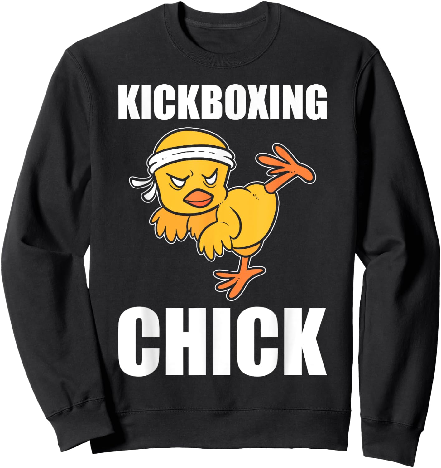 Funny Kickboxing Chick Kickboxing Instructor Sweatshirt - Sweatshirt | Black