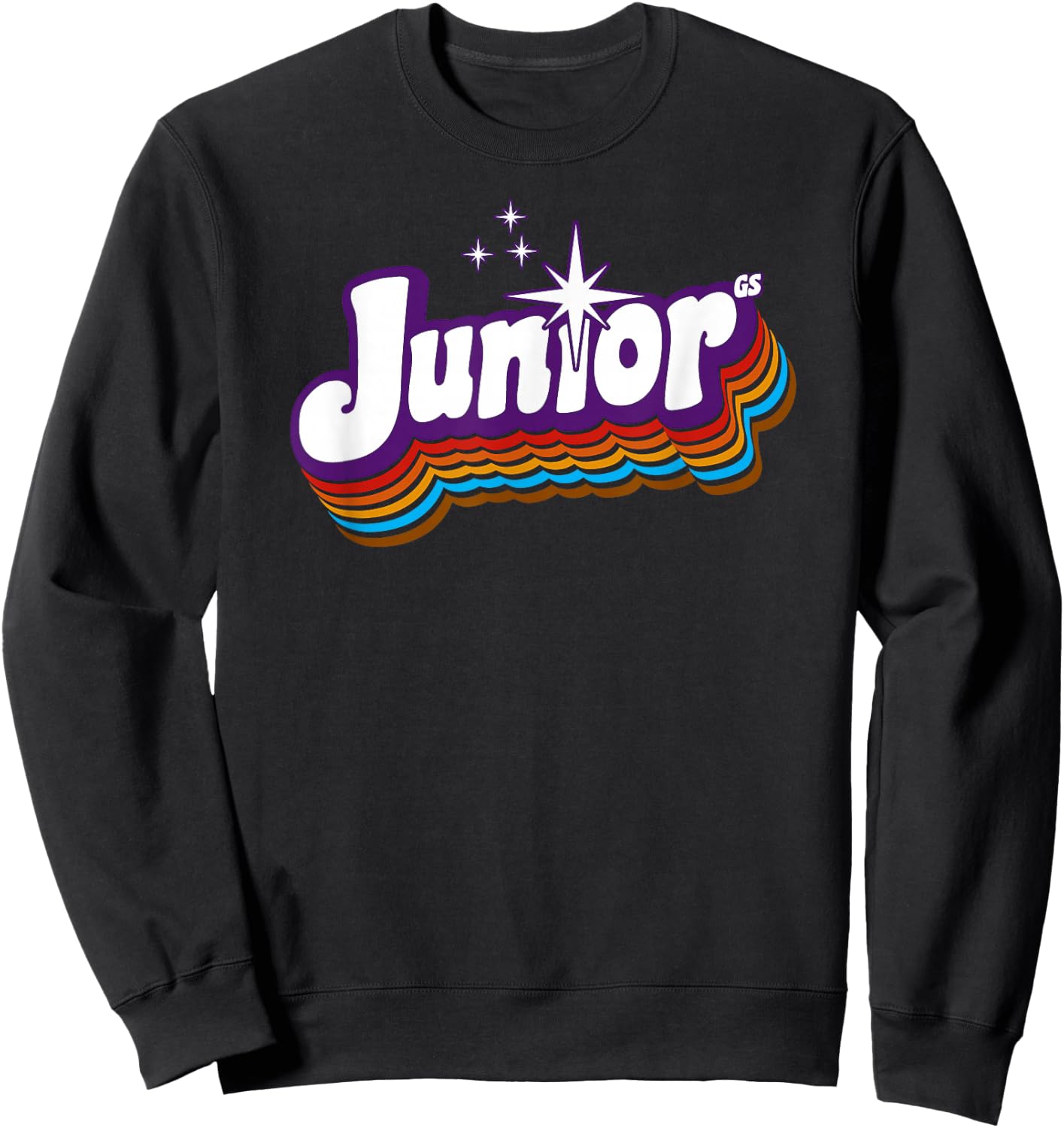 Girls Junior retro troop | Scouting Sweatshirt - Sweatshirt | Black