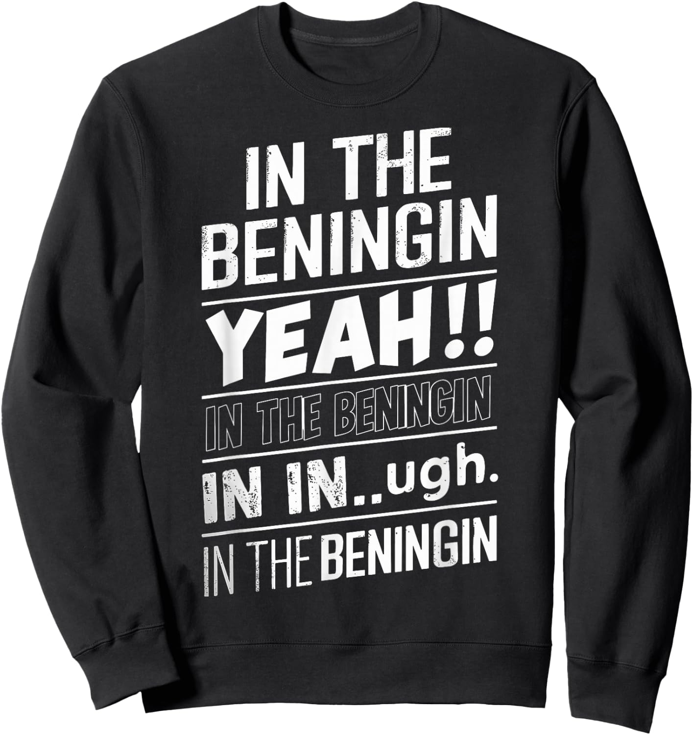 In The Beginning In The Beningin Sweatshirt - Sweatshirt | Black
